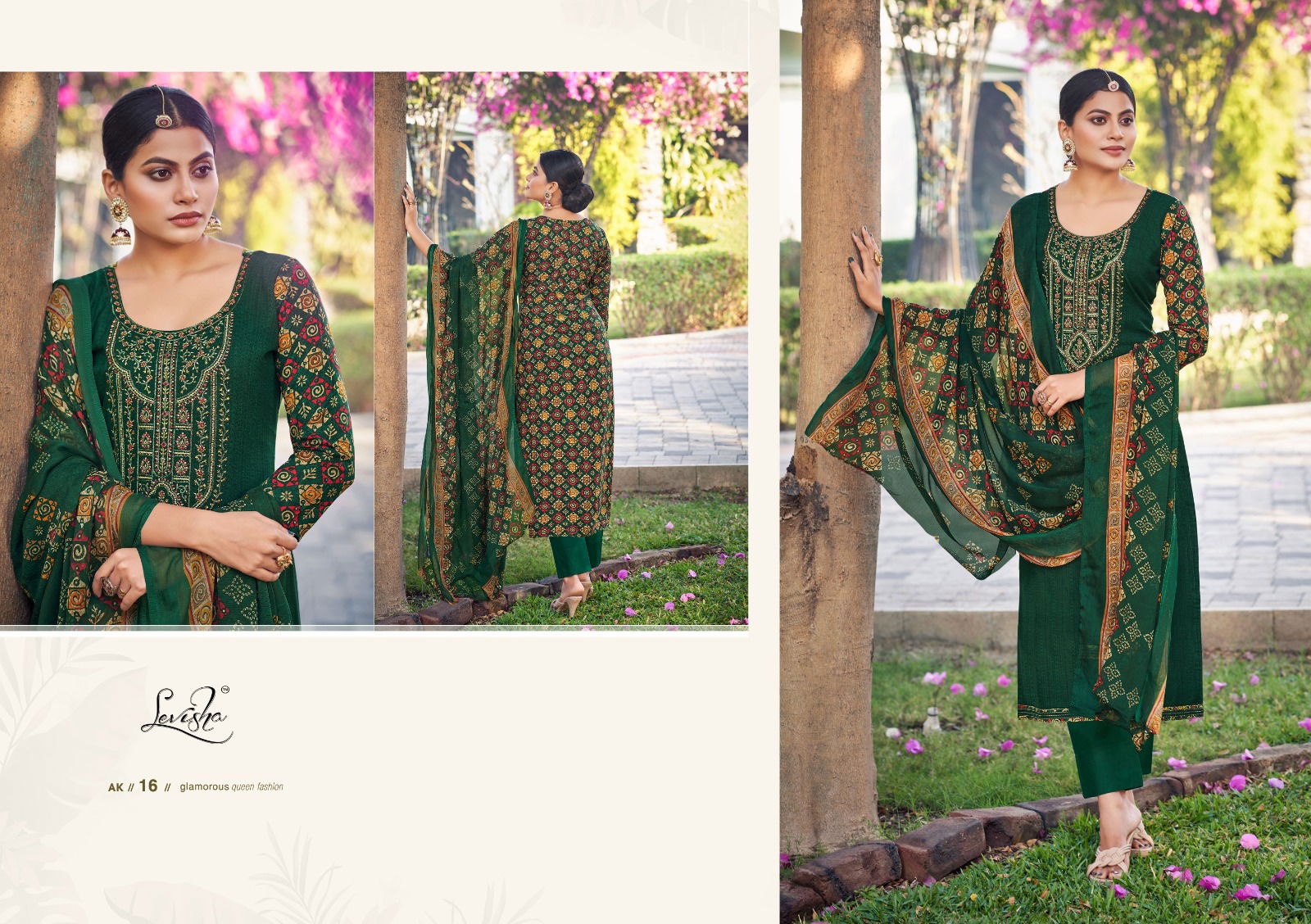 Anamika By Levisha AK-13 To AK-18 Dress Material Catalog